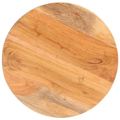 vidaXL Coffee Table | Natural, Black | Solid Acacia wood, Iron | Medium