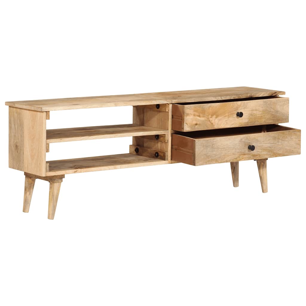 vidaXL TV Cabinet 140x30x50 cm Solid Mango Wood