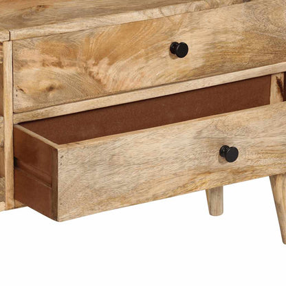 vidaXL TV Cabinet 140x30x50 cm Solid Mango Wood
