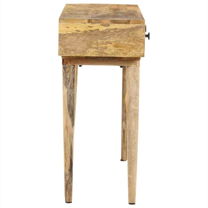 320803 vidaXL Console Table 115x35x76 cm Solid Mango Wood