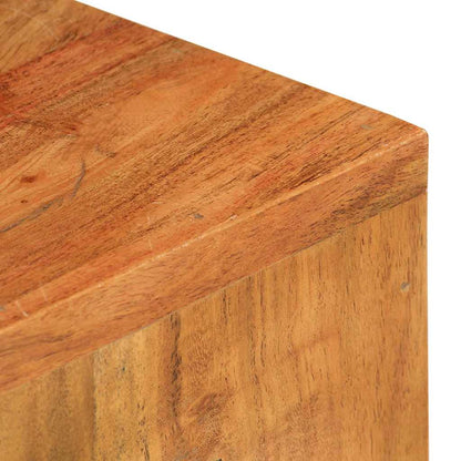 320805 vidaXL Plant Stands 2 pcs Solid Acacia Wood