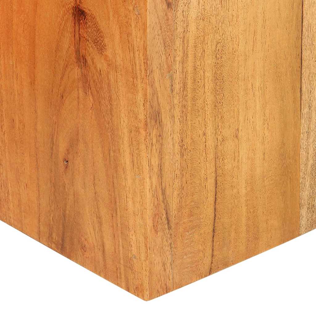 320805 vidaXL Plant Stands 2 pcs Solid Acacia Wood