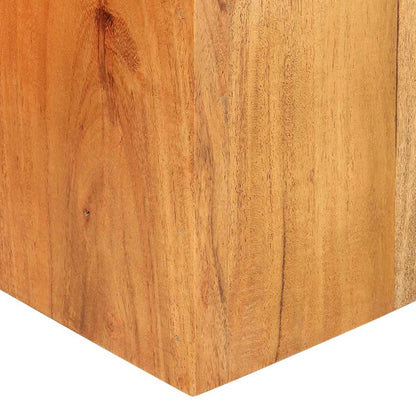 320805 vidaXL Plant Stands 2 pcs Solid Acacia Wood