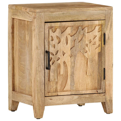 vidaXL Bedside Cabinet | Natural wood | Solid mango wood | Medium