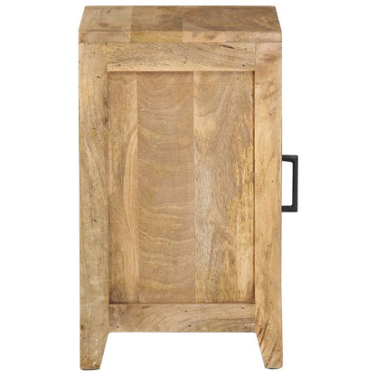 vidaXL Bedside Cabinet | Natural wood | Solid mango wood | Medium