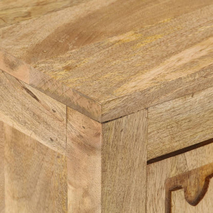 vidaXL Bedside Cabinet | Natural wood | Solid mango wood | Medium