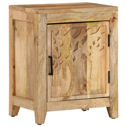 vidaXL Bedside Cabinet | Natural wood | Solid mango wood | Medium