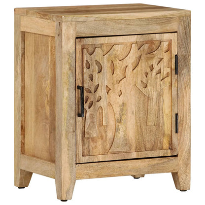 vidaXL Bedside Cabinet | Natural wood | Solid mango wood | Medium