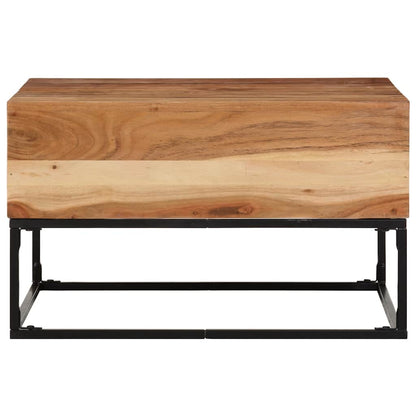 vidaXL Coffee Table 68x68x41 cm Solid Acacia Wood