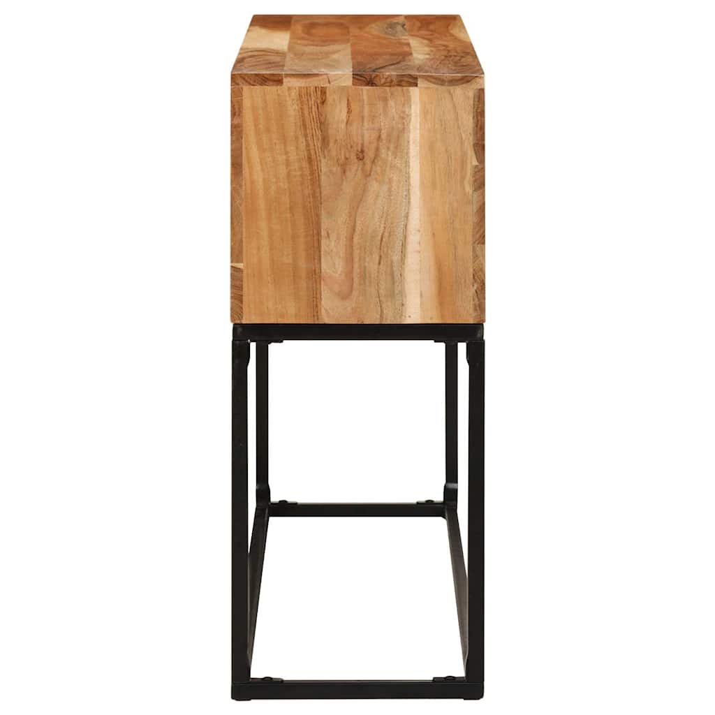 320821 vidaXL Console Table 120x30x75 cm Solid Acacia Wood
