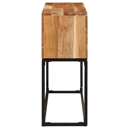 320821 vidaXL Console Table 120x30x75 cm Solid Acacia Wood