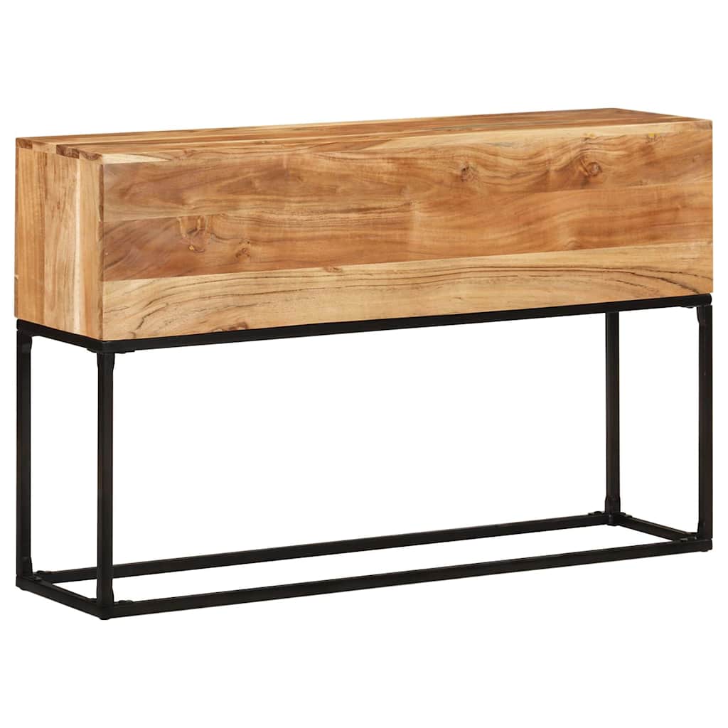 320821 vidaXL Console Table 120x30x75 cm Solid Acacia Wood