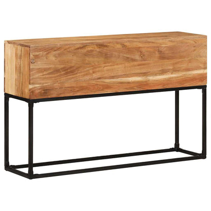 320821 vidaXL Console Table 120x30x75 cm Solid Acacia Wood