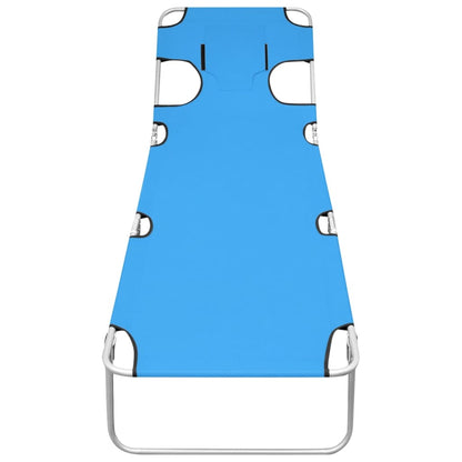 vidaXL Sun Lounger | Turquoise Blue