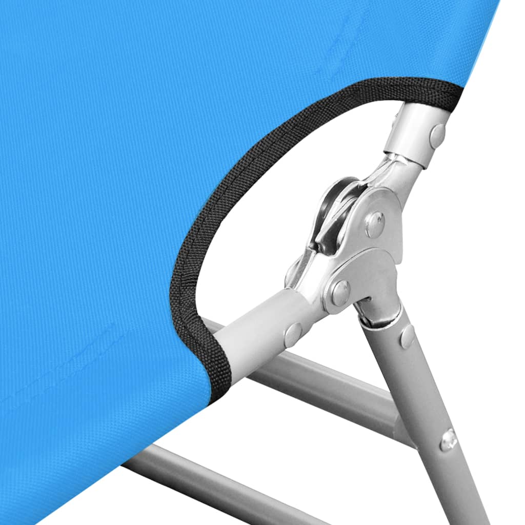 vidaXL Sun Lounger | Turquoise Blue