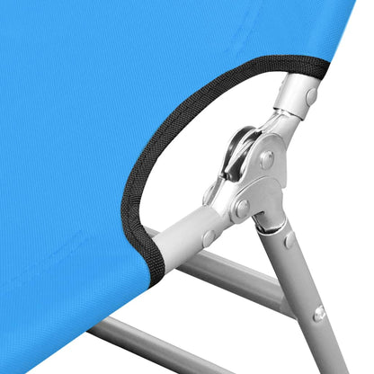vidaXL Sun Lounger | Turquoise Blue
