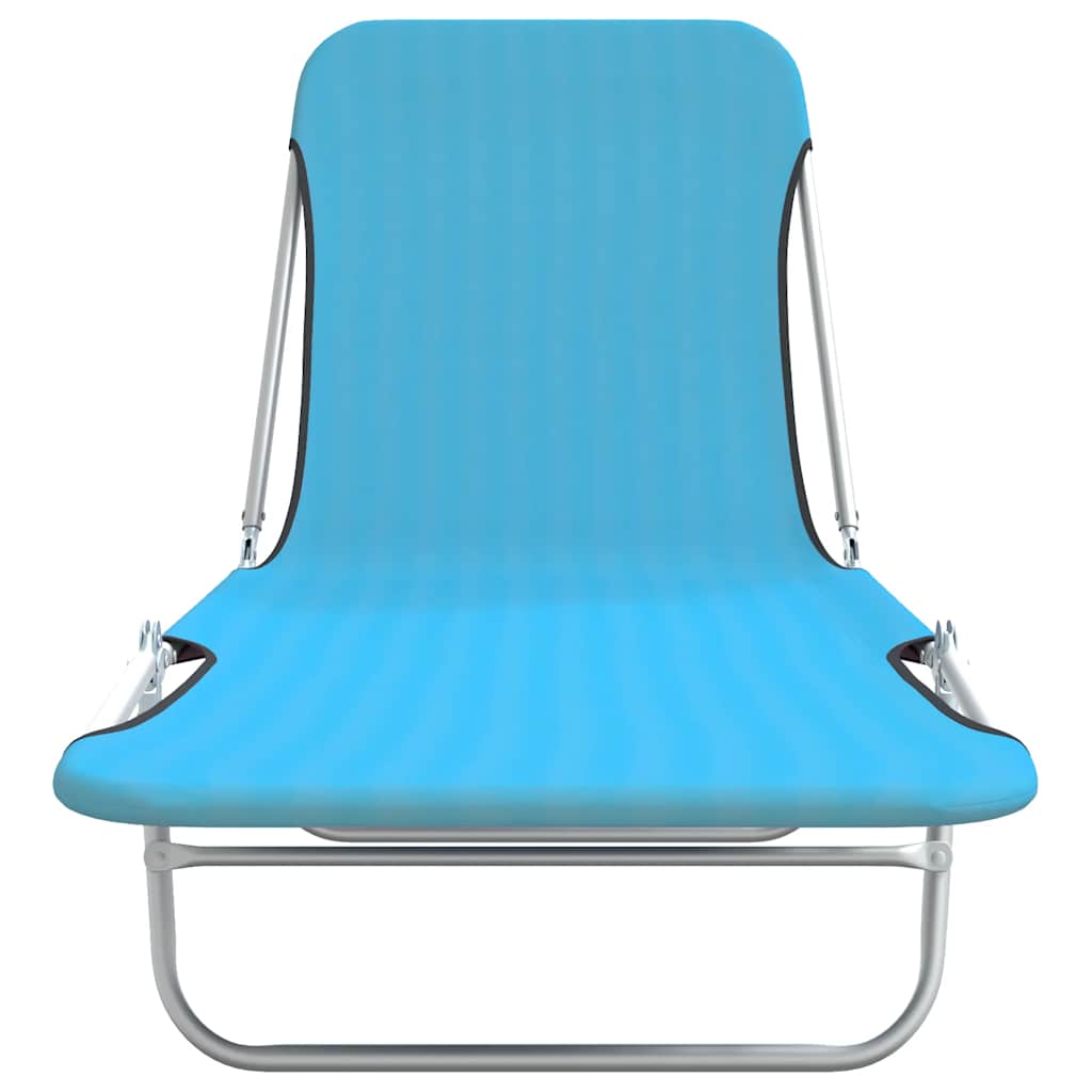vidaXL Sunlounger | Set of 2 | Blue