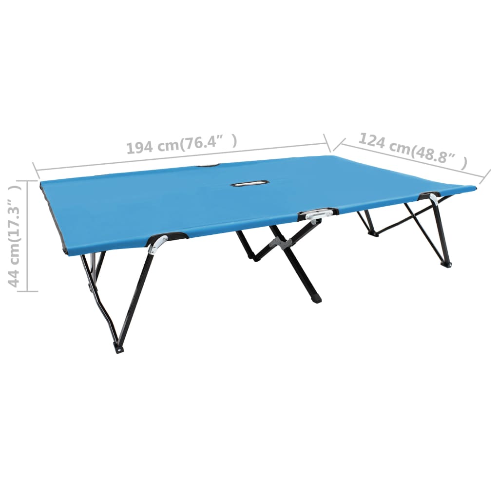 vidaXL Sun Lounger | Blue
