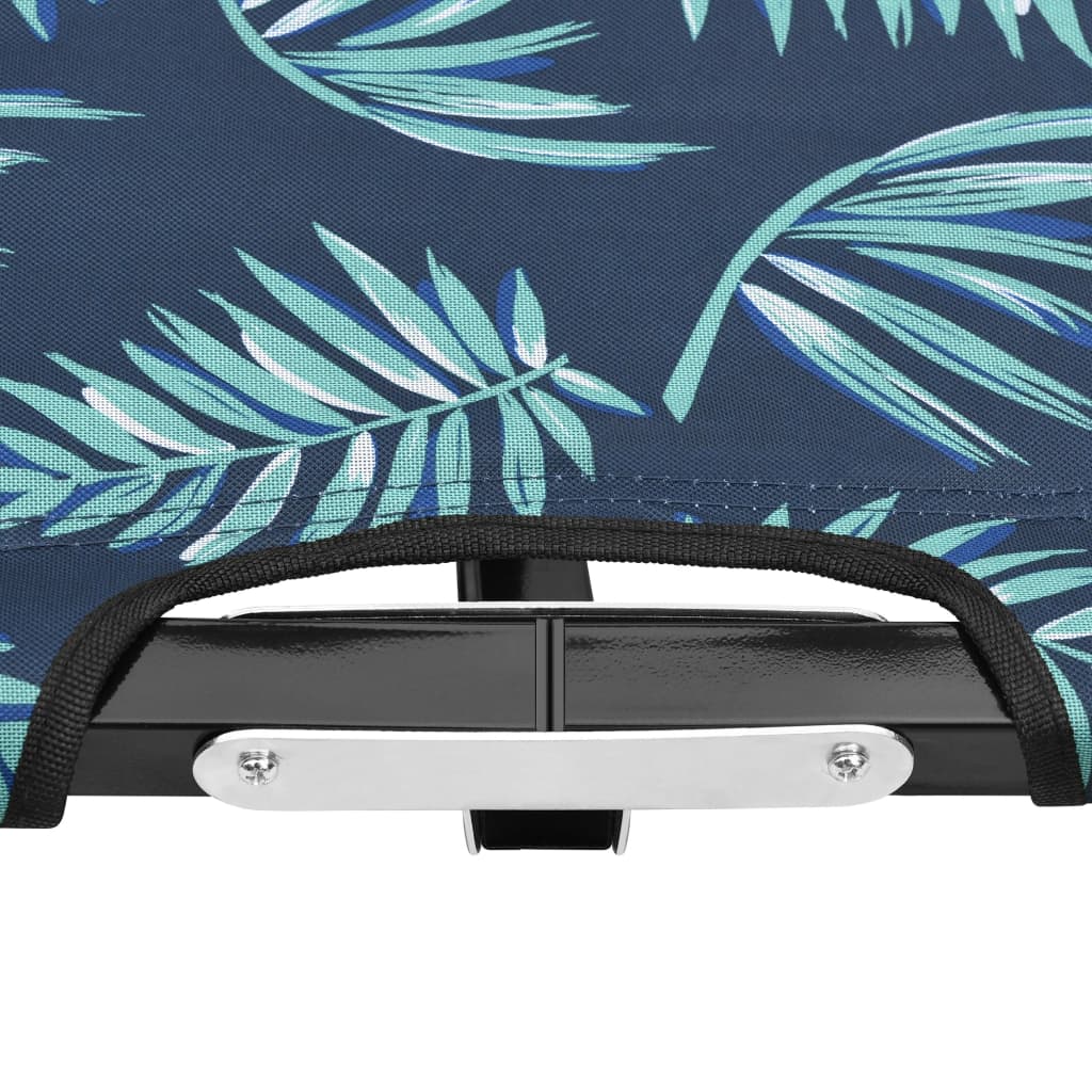 vidaXL Sun Lounger | Leaf Print
