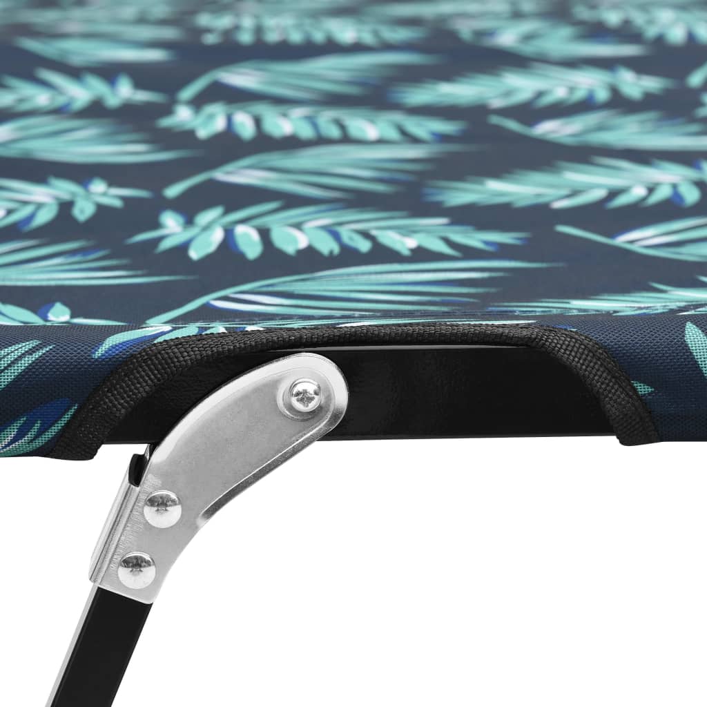 vidaXL Sun Lounger | Leaf Print