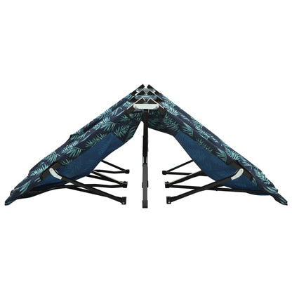 vidaXL Sun Lounger | Leaf Print