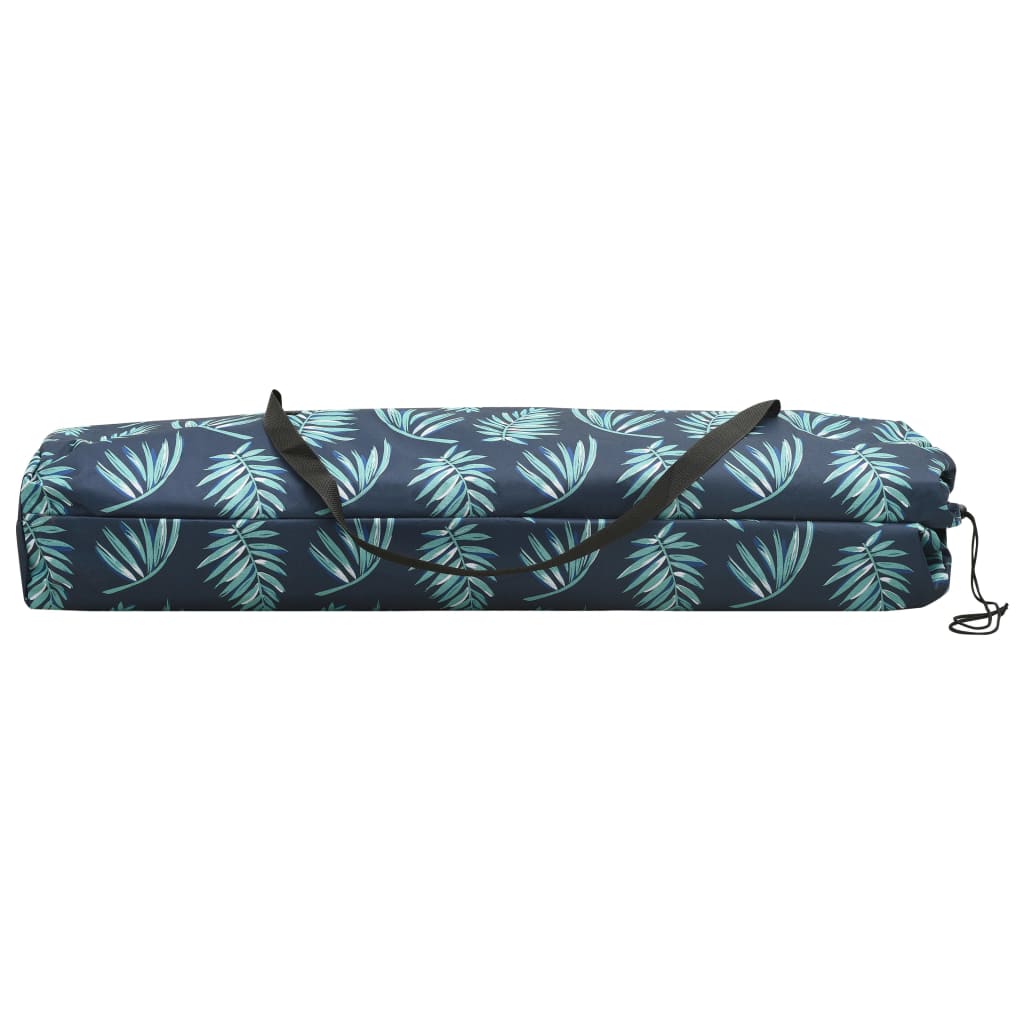 vidaXL Sun Lounger | Leaf Print