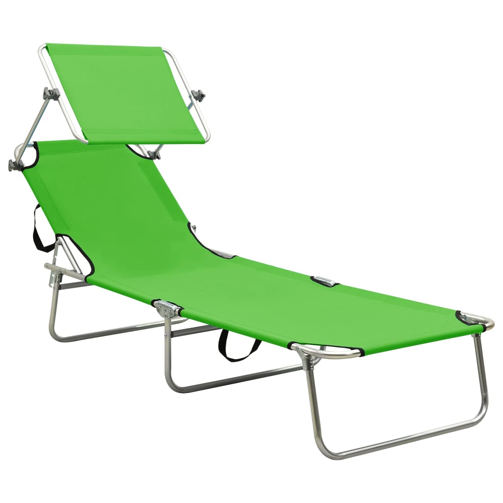 vidaXL Sun Lounger | Green