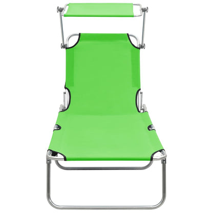 vidaXL Sun Lounger | Green