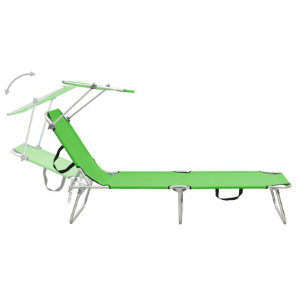 vidaXL Sun Lounger | Green