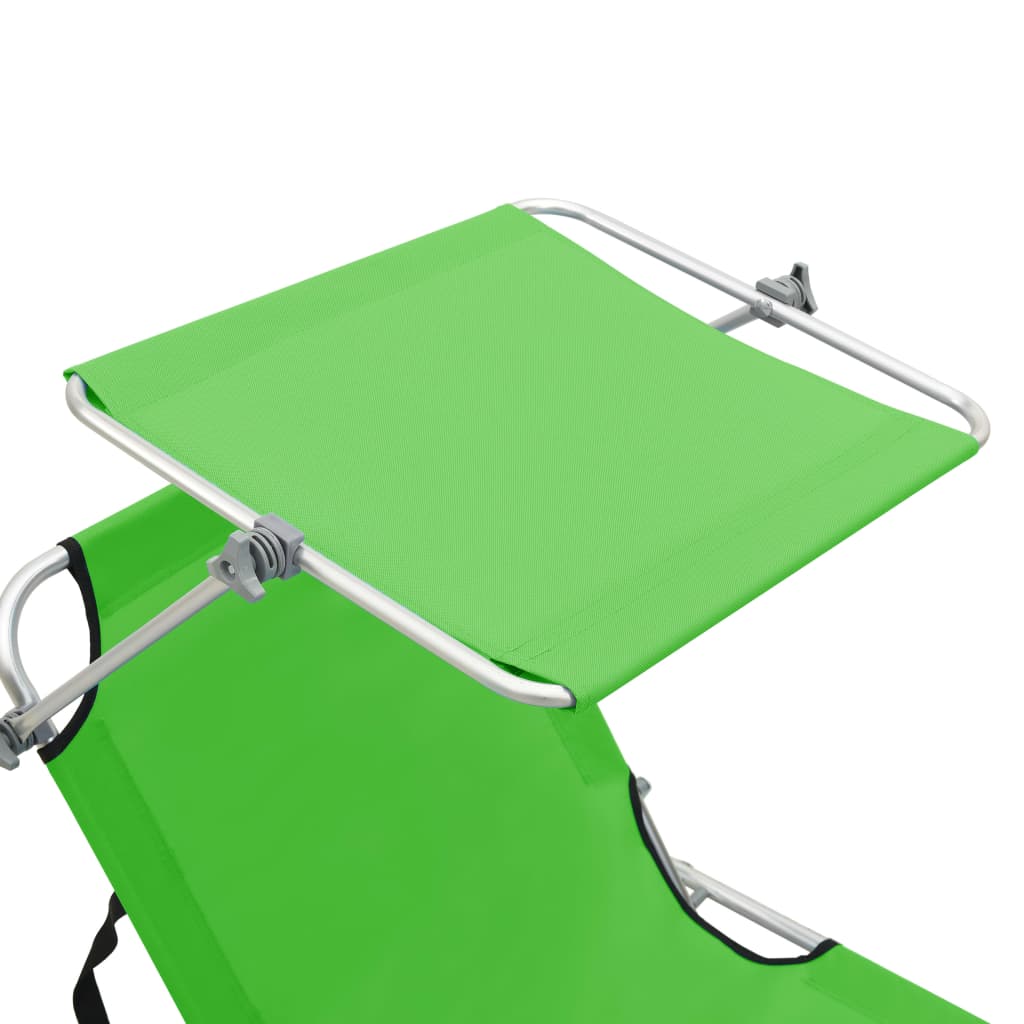vidaXL Sun Lounger | Green