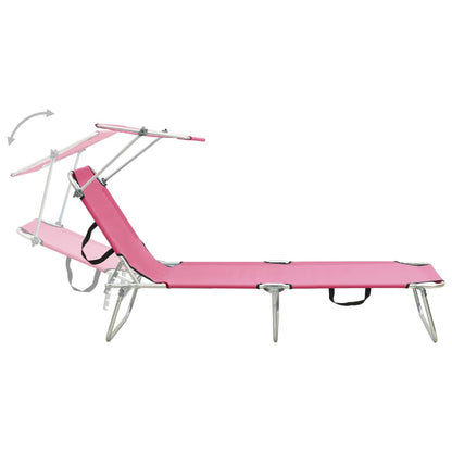 vidaXL Sun Lounger | Pink