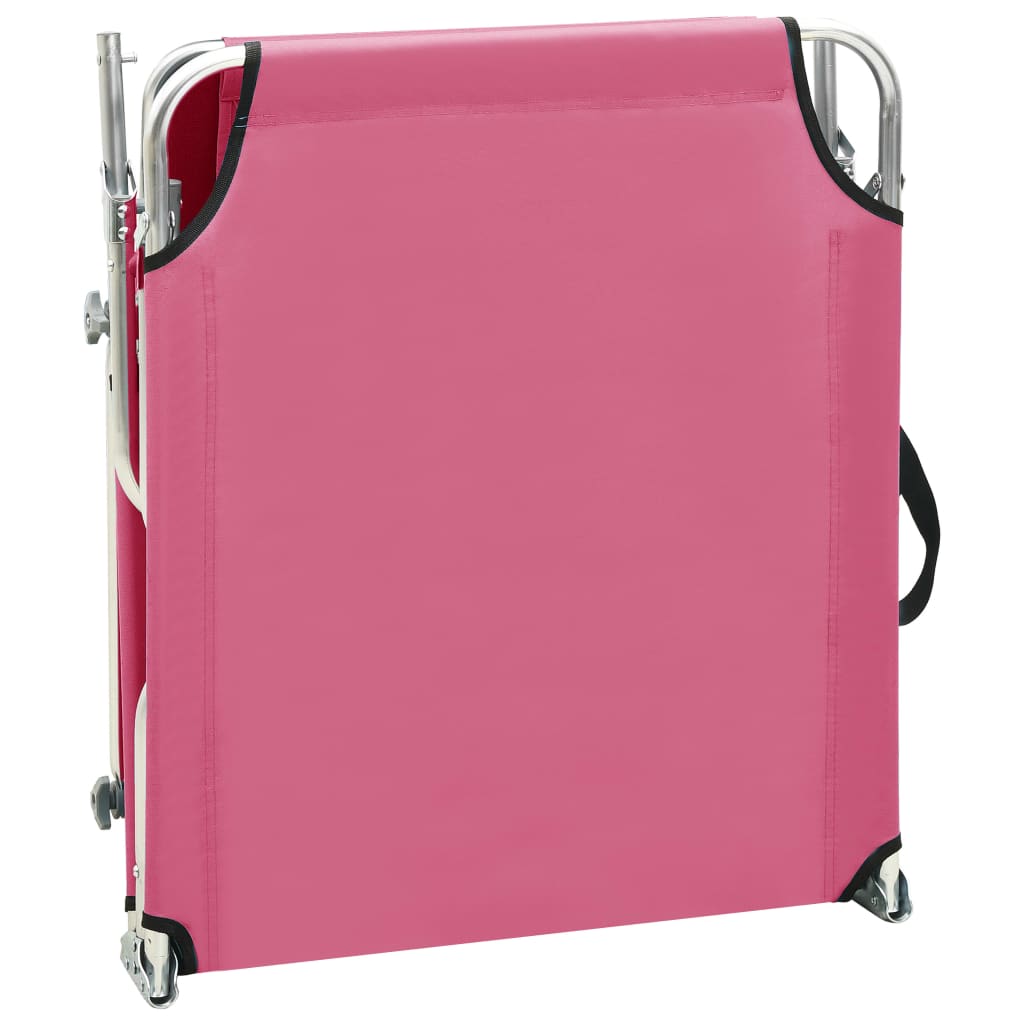 vidaXL Sun Lounger | Pink