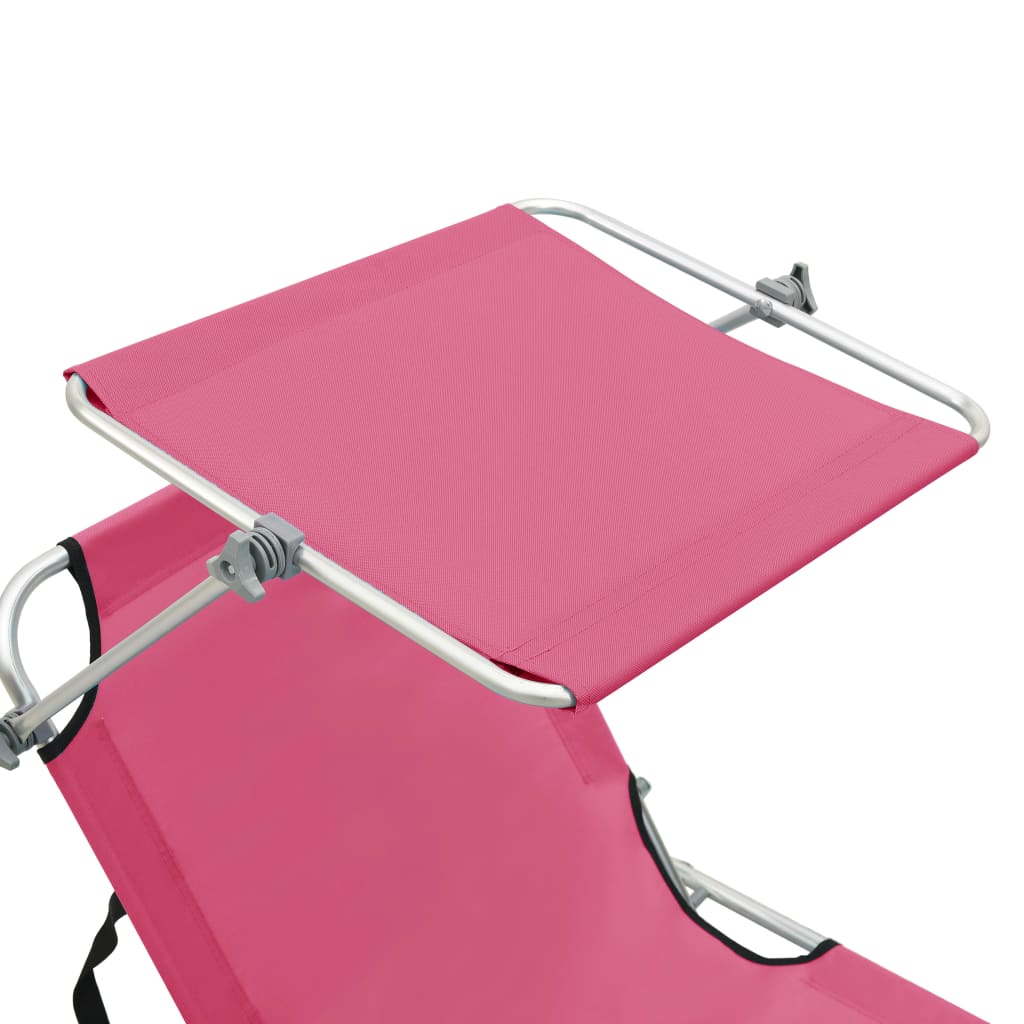 vidaXL Sun Lounger | Pink