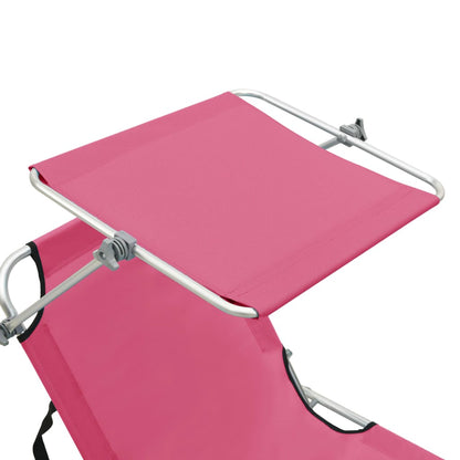 vidaXL Sun Lounger | Pink
