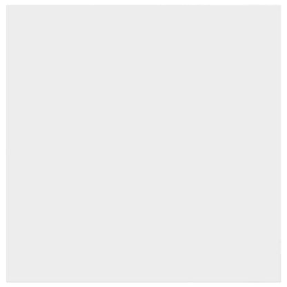 vidaXL Floating Wall Shelf High Gloss White 23x23,5x3,8 cm MDF