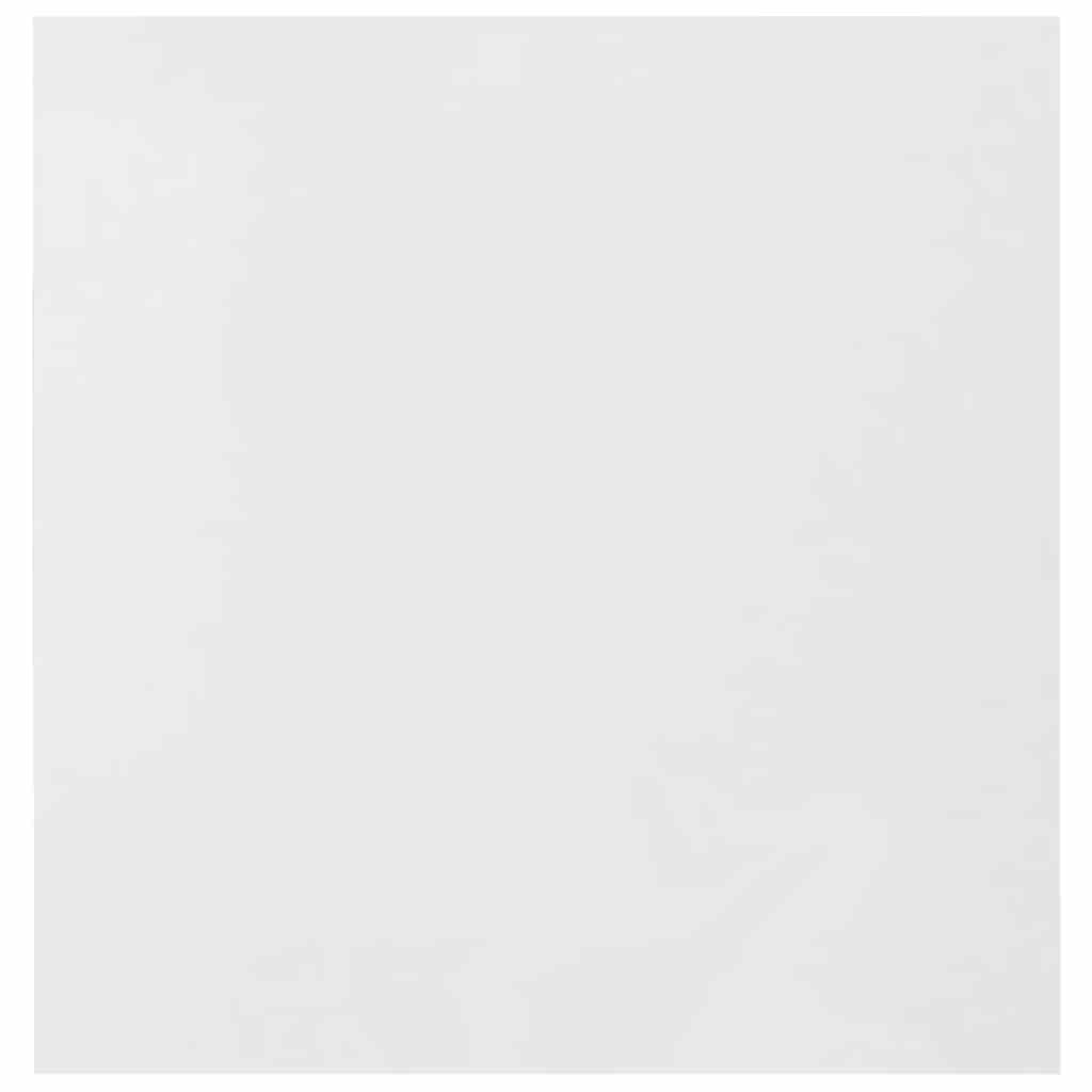 vidaXL Floating Wall Shelves 4 pcs High Gloss White 23x23.5x3.8 cm MDF
