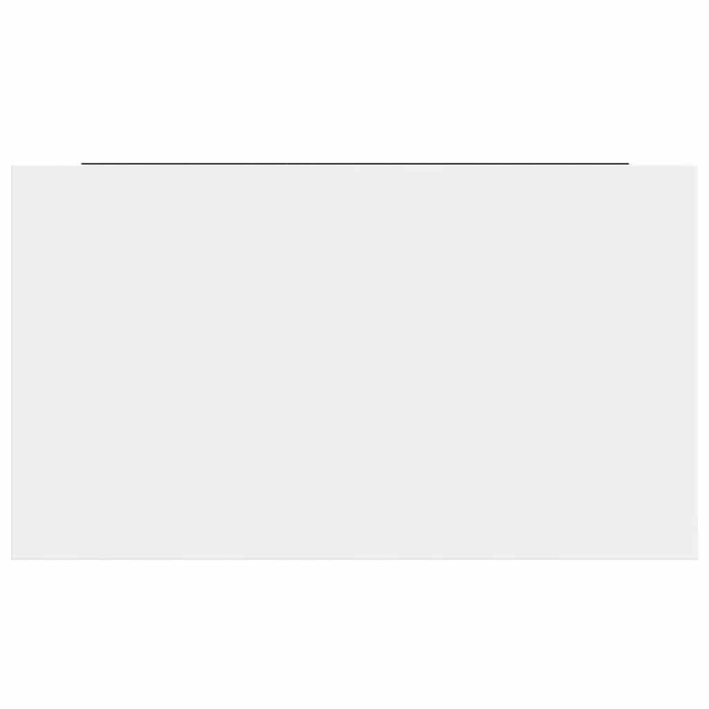 vidaXL Floating Wall Shelf High Gloss White 40x23x3.8 cm MDF