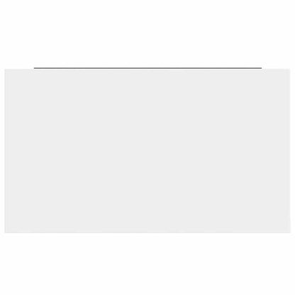 vidaXL Floating Wall Shelf High Gloss White 40x23x3.8 cm MDF