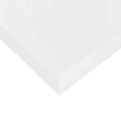 vidaXL Floating Wall Shelf High Gloss White 40x23x3.8 cm MDF