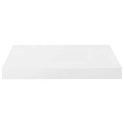 vidaXL Floating Wall Shelves 4 pcs High Gloss White 40x23.5x3.8 cm MDF