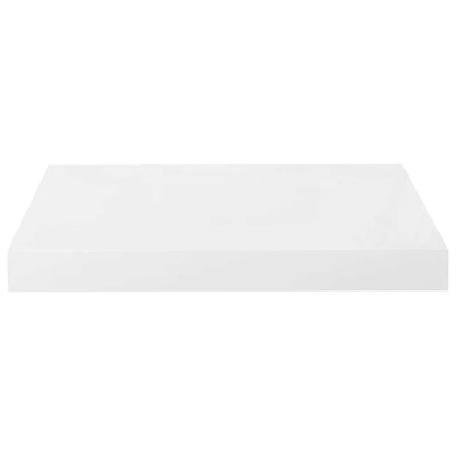 vidaXL Floating Wall Shelves 4 pcs High Gloss White 40x23x3.8 cm MDF