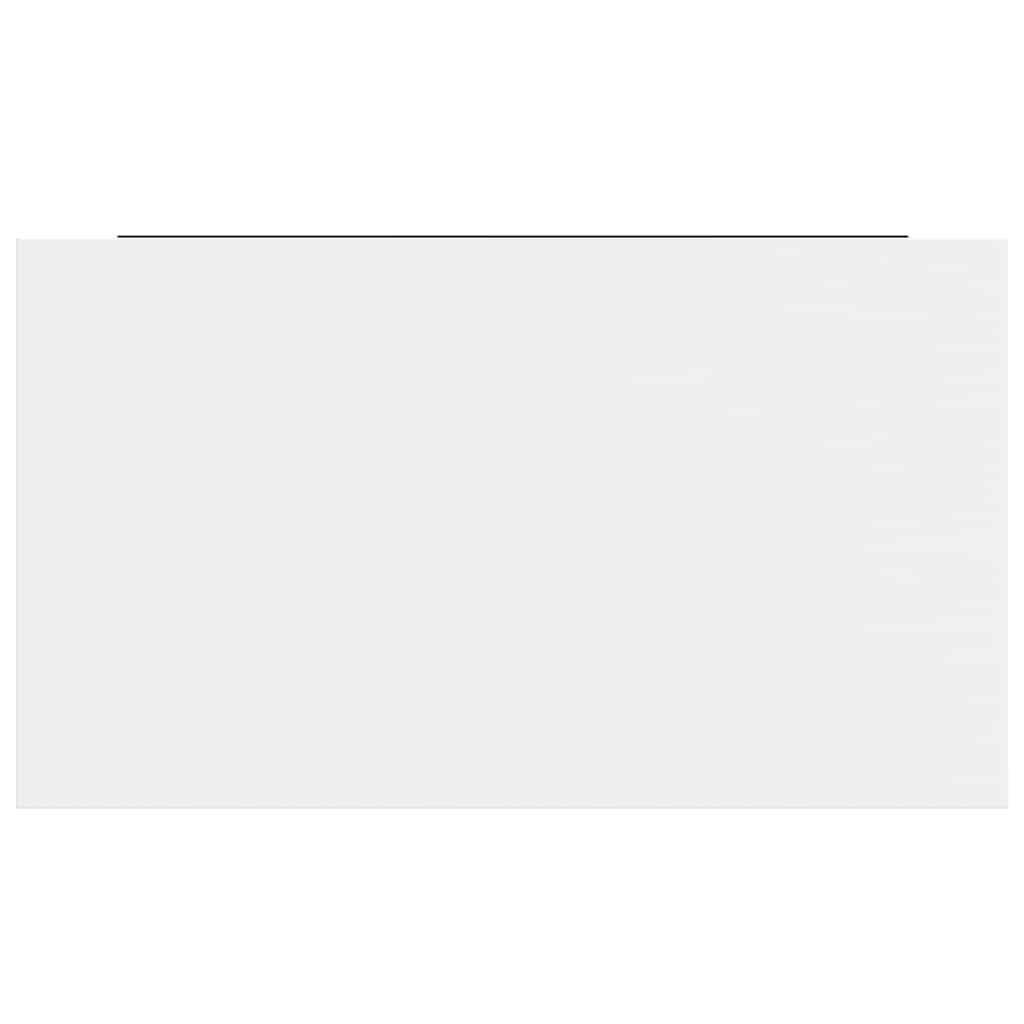 vidaXL Floating Wall Shelves 4 pcs High Gloss White 40x23x3.8 cm MDF