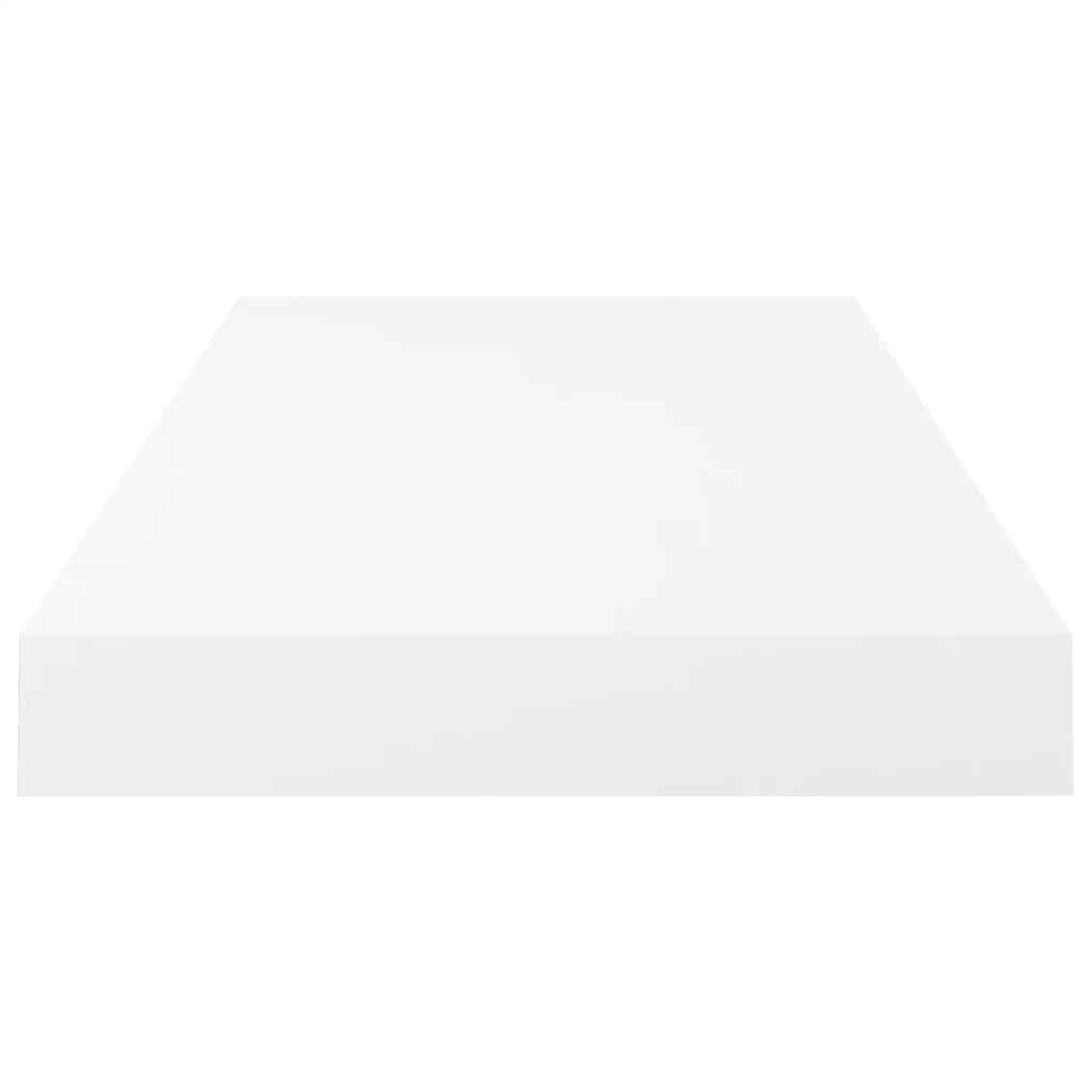 vidaXL Floating Wall Shelves 4 pcs High Gloss White 50x23.5x3.8 cm MDF