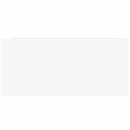 vidaXL Floating Wall Shelves 4 pcs High Gloss White 50x23x3.8 cm MDF