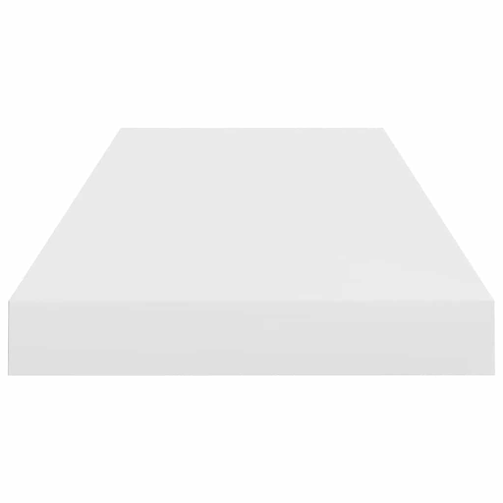 vidaXL Floating Wall Shelf High Gloss White 60x23.5x3.8 cm MDF