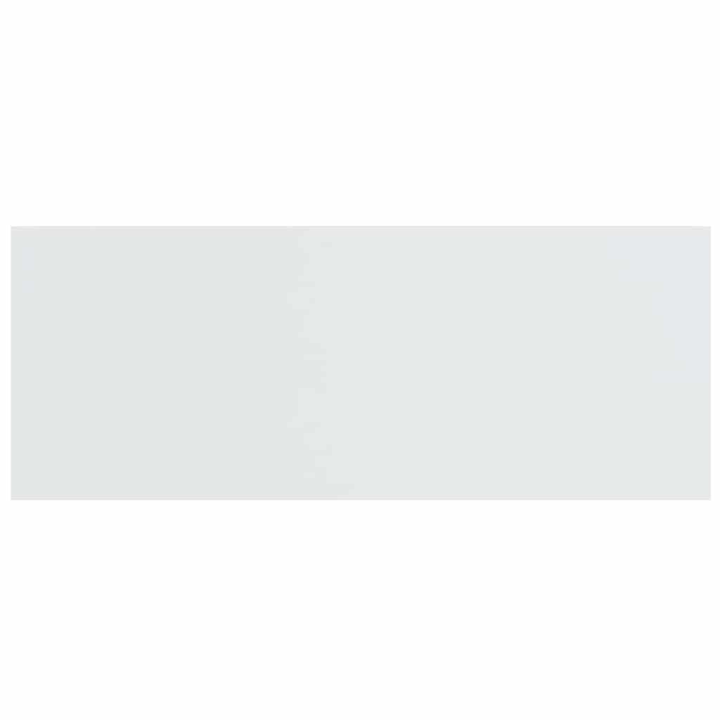 vidaXL Floating Wall Shelves 2 pcs High Gloss White 60x23.5x3.8 cm MDF