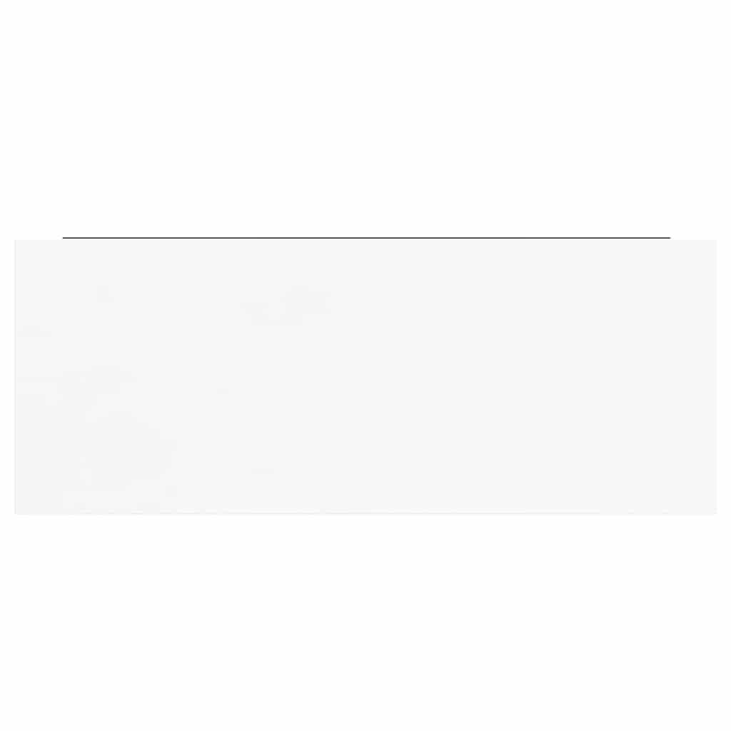 vidaXL Floating Wall Shelves 4 pcs High Gloss White 60x23.5x3.8 cm MDF