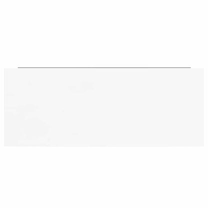 vidaXL Floating Wall Shelves 4 pcs High Gloss White 60x23.5x3.8 cm MDF