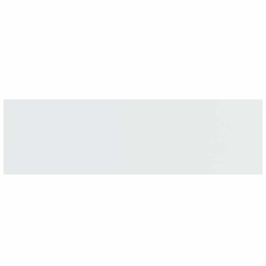vidaXL Floating Wall Shelves 2 pcs High Gloss White 80x23.5x3.8 cm MDF