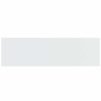 vidaXL Floating Wall Shelves 2 pcs High Gloss White 80x23.5x3.8 cm MDF